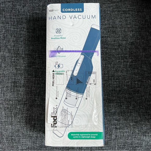 NIB Slim Cordless Handheld Vacuum with Charging Station by ePro Select- Blue - Picture 11 of 16